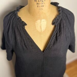 Ole Navy women’s black short sleeve v-neck pullover comfy dress XS